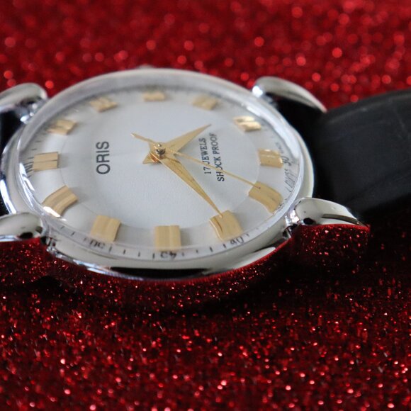 Vintage Oris AM044 Swiss-made, professionally refurbished: 17‑Jewel Manual Wind - Picture 7 of 9